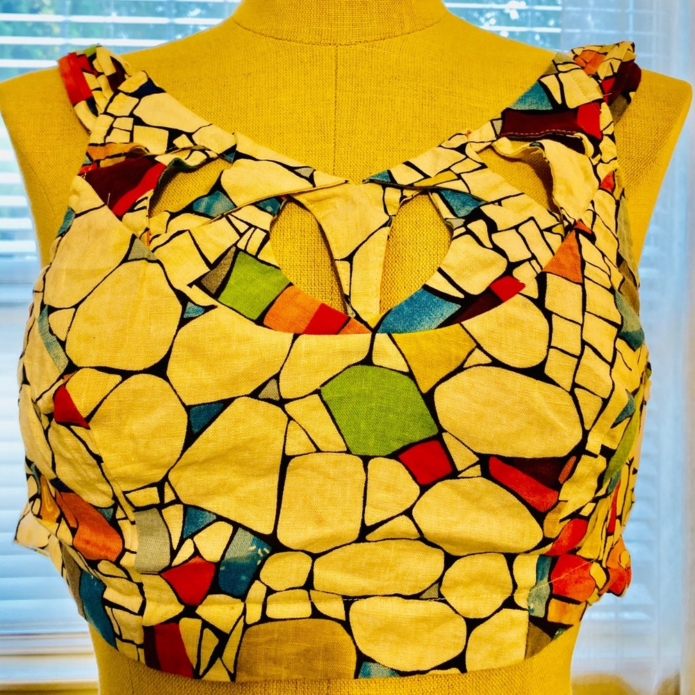 Anthropologie Maeve crop top